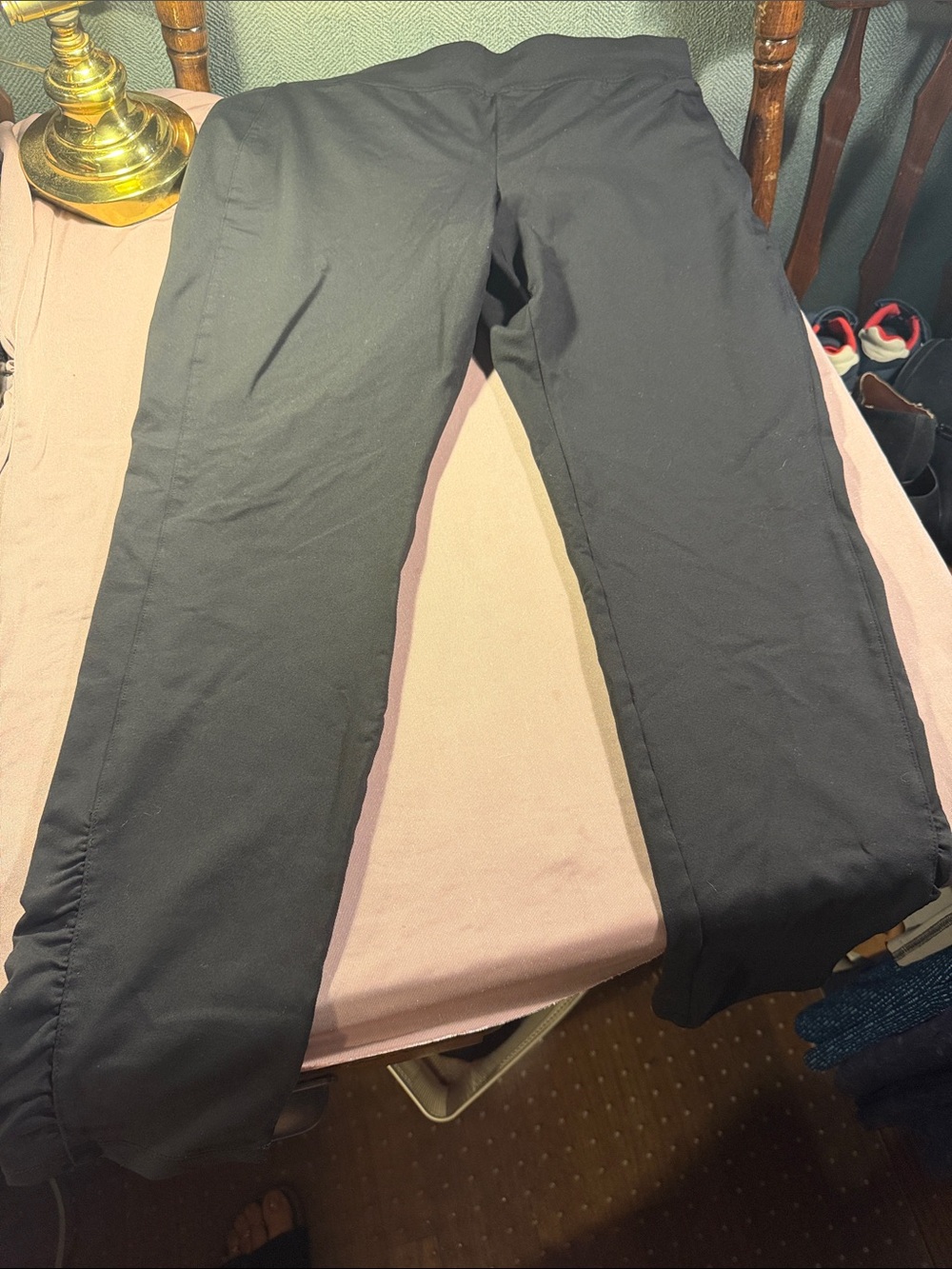 Kids Black Cozy Joggers with Elastic Waist